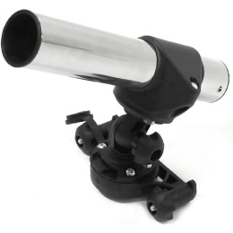 Держатель спиннинга сквозной на Т-образный профиль быстросъемный, нержавеющая сталь (030647Т)